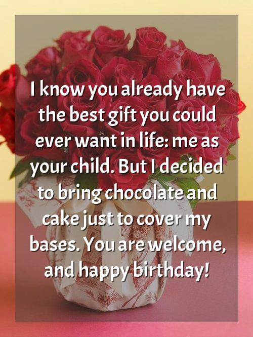 The very bestbirthday wishesto send to yourmomon herbirthday